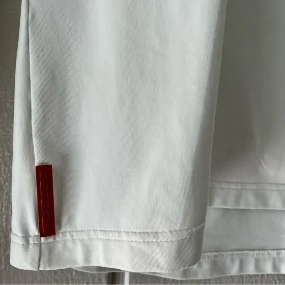 PRADA Red Tab Nylon Turtleneck with Zipper Pocket in White Size S - Picture 2 of 8